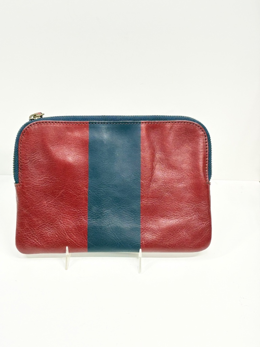 SET of 2 Madewell Leather Pouch Clutch Carryall Wallet - NWOT Condition - Picture 2 of 13